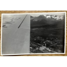 USHUAIA TIERRA DEL FUEGO ANTIGUA FOTO TIPO TARJETA POSTAL CIRCA 1965 DESDE AVION